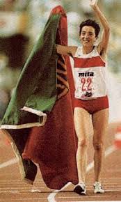Les femmes ne participent à cette épreuve que depuis les jeux de 1984 , à los angeles. Picture Of Rosa Mota
