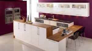 cream high gloss kitchen design