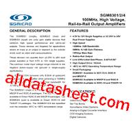 SGM8302YS8G/TR Datasheet(PDF) - SG Micro Corp