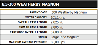 The 6 5 300 Weatherby Magnum