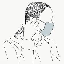 Trendy Face Mask Amazon Mask Drawing Face Mask Drawings