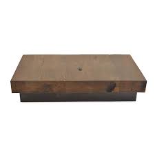 These modern coffee tables are handmade in the usa. Salvaged Retalho Wood Coffee Table Wood Base Rotsen Furniture Touch Of Modern