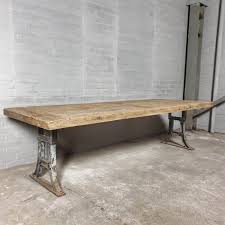 A table on which meals are served in a. Industrial Design Dining Table Iron Table Legs Reclaimed Oak Top Dt69