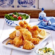 Kibbeling Mit Remoulade Und Salat Rezept Lecker Rezepte Backfisch Backfisch Rezept