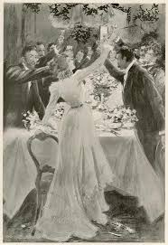 Such as the spoon becoming a dessert spoon, place spoon, soup spoon, both clear and cream, a spoon for. A Festive Toast At A Dinner Party Drawing By Illustrated London News Ltd Mar