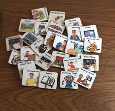 Shop aba therapy stickers created by independent artists from around the globe. Daily Routine Visual Schedule Chore Chart Aba Therapy Autism Etsy