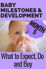 5 Month Old Milestones Bringing Back The Housewife 5 Month Old Baby 4 Month Old Baby Baby Month By Month