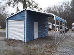 Traditional Side Combo R B Metal Structures Carport Sheds Carport Garage Poultry House