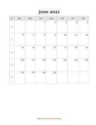 Printable june 2021 calendar (vertical) summer planning is easy with this printable june 2021 calendar, complete with major holidays written in blue, oriented vertically. 2021 June Calendar Blank Vertical Template Free Calendar Template Com