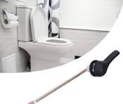 Poignée de Levier de Toilette Levier de Chasse d'eau de Réservoir de  Toilette Poignée de Toilette à Montage Latéral de Remplacement Poignée de  Chasse ...