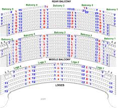 Balcony Seating Chart Akron Civic Theatre Seating Charts