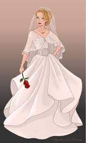 Wedding Dress Sam By Dinaleena2000 On Deviantart In 2021 Anime Dress Dresses Doll Wedding Dress