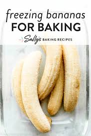 how to freeze bananas for banana bread