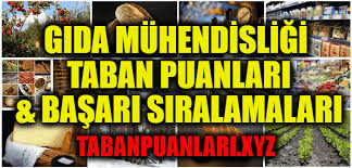 Yks mühendislik bölümleri neler ? Gida Muhendisligi Taban Puanlari Basari Siralamalari 2019