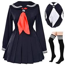 Free shipping on orders over $25 shipped by amazon. Classic Japanese School Girls Sailor Dress Shirts Uniform Anime Cosplay Costumes With Socks Set Black Plus Size Asia 5xl Ssf08bk Pricepulse