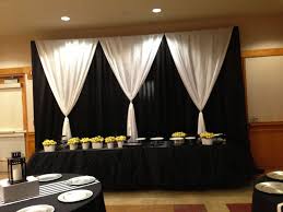 Black And White Table Skirting Black And White Backdrop And Black Tulle Table Skirt Tulle Table Skirt Tulle Table Table Skirt