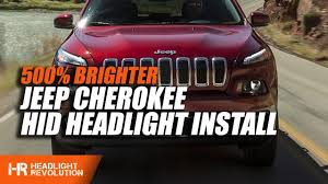 Jeep Cherokee 2014 2017 Hid Headlight Install