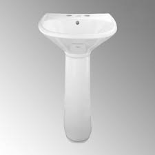 small pedestal combo bathroom sink