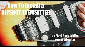 White recessed ceiling light trim with prismatic glass lens, wet rated shower light. How To Install Hipshot Tremsetter Floyd Rose Bridge Youtube