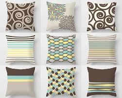 Sofa Pillow Covers Decorative Pillows Mint Green Yellow Brown Sofa Pillow Covers Sofa Pillows Pillow Decorative Bedroom