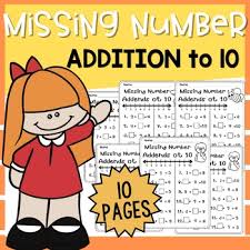 Missing addends fact family