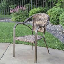 Backyard Creations Clarkson Wicker Bistro Patio Chair At Menards Backyard Creations Patio Chairs Outdoor Chairs