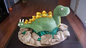 Dinosaurier Kuchen Mit Holzgerust