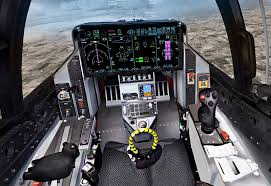 As an individual airplane builds the the helmet is an extension of the panoramic cockpit display. F 35 Panoramic Cockpit Display Pcd Driven Technologies Inc