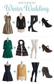 What To Wear To A Winter Wedding Winter Wedding Outfit Ideas This gown's deep sangria shade is seasonally appropriate, as are the long sleeves and tiered skirt, making it a great winter wedding guest outfit. what to wear to a winter wedding