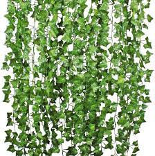 Comes with white plastic pot, durable and not fragile. Yqing 84 Ft 12 Pack Artificial Ivy Leaf Garland Artificial Ivy Vines Hanging Plants English Ivy Garland Wedding Home Kitchen Garden Office Wedding Wall Decor Amazon Co Uk Home Kitchen