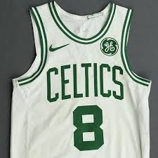 Kemba hudley walker is an american professional basketball player for the oklahoma city thunder of the national basketball association. Kemba Walker Boston Celtics Kia Nba Tip Off 2019 Game Worn Association Edition Jersey Celtics Debut Nba Auctions
