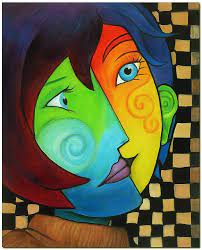 Pablo Picasso Art - Hand Painted Cubist Portrait Oil Painting On Canvas Ebay Pablo Picasso Art Picasso Art Pablo Picasso Paintings