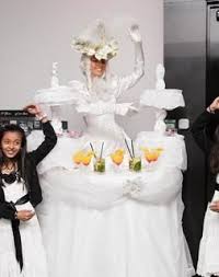 White Human Table Our Grand White Living Table Can Have Drinks Placed On The Main Table And Favors Served Party Entertainment Human Tree Living Table