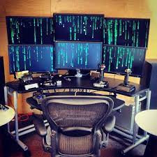 The teletype was an example of an early day hardcopy terminal, and predated the use of a computer screen by decades. Defunkt S Photo On Instagram Custom Computer Computer Room Computer Setup