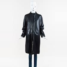 Details About Burberry Prorsum Black Leather 2 In 1 Layered Jacket Sz 12