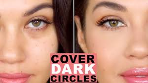 how to cover dark circles and bags