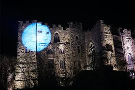 A splendid medieval castle towering over the city of durham. Lumiere Durham Uk Darc Awards