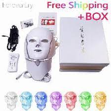 Foreverlily 7 Renk Led Yuz Maskesi Led Kore Foton Terapi Yuz Maskesi Makinesi Isik Tedavisi Akne Maskesi Boyun Guzellik Led Maske