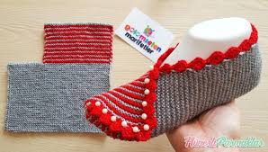 Pantuflas Croche Panosundaki Pin