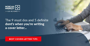 Here's a preview of the modern cover letter template: Cover Letters 9 Dos And 5 Don Ts With Templates Morgan Mckinley Recruitment