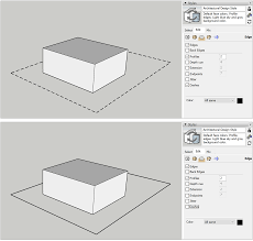 I ahd to make sure that window > default tray> styles was selected. Applying Dashed Lines To Tags Sketchup Help