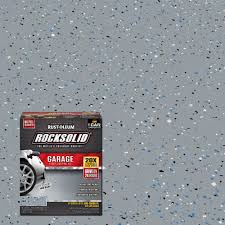 Rust Oleum Rocksolid 76 Oz Gray Polycuramine 1 Car Garage Floor Kit 286891 The Home Depot In 2020 Garage Floor Garage Floor Epoxy Garage Floor Paint
