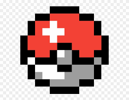 It is the most basic form of poké ball, an item used to catch a wild pokémon. Pokeball 8 Bit Pixel Art Pokemon Clipart 590145 Pikpng