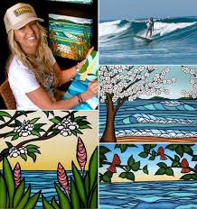 Heather Brown Interview Club Of The Waves Blog Heather Brown Art Surfboard Art Hawaiian Art