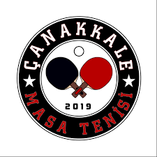 Canakkale Masa Tenisi 2019 Logo Canakkale Table Tennis Ping Pong Ping Pong