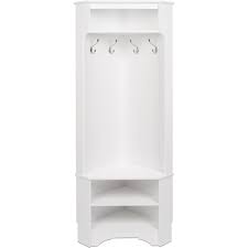 Find many great new & used options and get the best deals for prepac corner hall tree drifted gray at the best online prices at ebay! Prepac Traditional Corner Hall Tree With Storage White Walmart Com Walmart Com