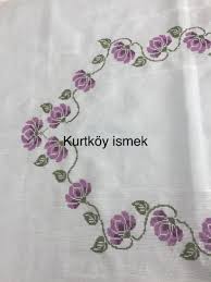 Gullu Seccade Kanavice Tasarimlari Kanavice Elde Nakis