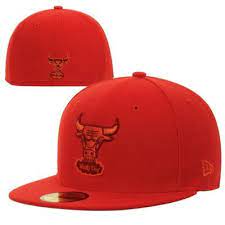 New Era Chicago Bulls Tonal Pop Basic 59fifty Fitted Hat Red
