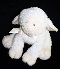 Baby Gund Jesus Loves Me Plush Lamb 58481 Large White Cream Stuffed Lovey 12 Babygund Plush Lamb Loveable Gund