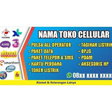 Tempat pembuatan plang nama neon box kantor| papan nama huruf timbul di jakarta selatan. Spanduk Konter Pulsa Cdr Tentu In 2021 Banner Design Best Banner Design Best Banner